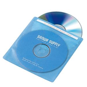 サンワサプライ CD・DVD用不織布ケース（50枚セット・5色ミックス） FCD-FN50MX