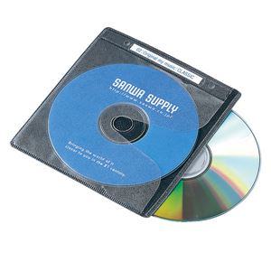 サンワサプライ CD・DVD用不織布ケース（50枚セット・ブラック） FCD-FR50BK
