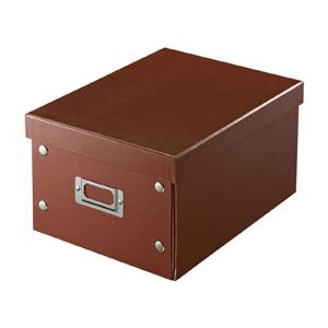 サンワサプライ 組み立て式DVDBOX（ブラウン） FCD-MT4BR
