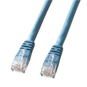 サンワサプライ エンハンスドカテゴリ5単線LANケーブル(3m、ブルー) KB-T5T-03BL