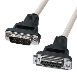 サンワサプライ トランシーバケーブル（ライトグレー・2m） KB-TRB-02