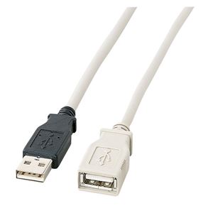 サンワサプライ USB延長ケーブル（1m） KU-EN1