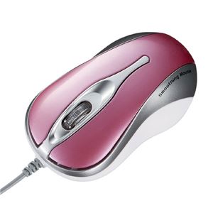 サンワサプライ ブルーテック有線マウス（ピンク） MA-BL1P