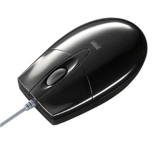 サンワサプライ ブルーLED有線マウス（ブラック） MA-BL2UPBK
