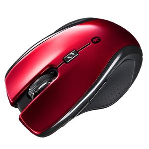サンワサプライ ブルートゥースブルーテックマウス（レッド） MA-BTH20R