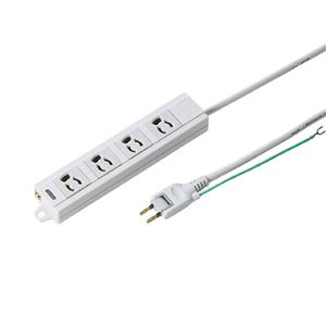 サンワサプライ 電源タップ TAP-MG341N2P-3