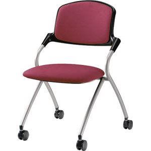 ミーティング用チェアー No.1910FG チェリーレッド