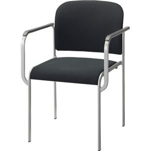 スタッキングチェアー No.661F ブラック【1脚】