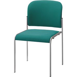 スタッキングチェアー No.660F グリーン【1脚】