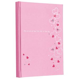 ナカバヤシ(株) ギフト/ブツクフリー/B5/ハート/ピンク 【ラインストーン表紙ギフトアルバム】