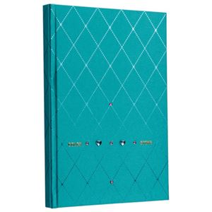 ナカバヤシ(株) ギフト/ブツクフリー/B5/ダイヤ/ブルー 【ラインストーン表紙ギフトアルバム】