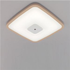 LEDシーリングライト 調光 PP角型枠有（KWシリーズ）（ブラウン） （2700lm調光） CL4N-K1W-T