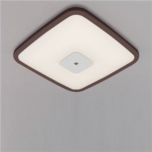 LEDシーリングライト 調光・調色 PP角型枠有（KWシリーズ）（ダークブラウン） （5000lm調色） CL12DL-K1W-M