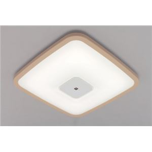 LEDシーリングライト 調光・調色 センサー付PP角型 枠有(KWシリーズ)(ブラウン) (5000lm調色) CL12DL-KSL1W-T