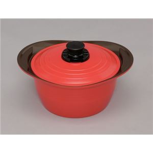無加水鍋24cm深型 MKS-P24D （レッド）