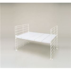 シンク下伸縮棚1段 USD-1V （ホワイト）