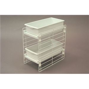 シンク下スライドトレー UST-2 （ホワイト）