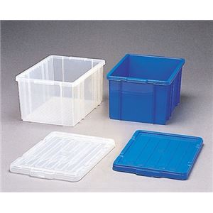 BOXコンテナ B-65 ／ BOXコンテナ用フタC-43 （ブルー／コンテナ） B-65
