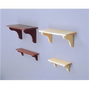 ウォールシェルフ ダークブラウン 300×120mm WSH-3012