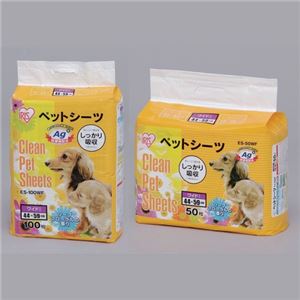 ソープフローラル香り付ペットシーツ ワイド （50枚）ES-50WF