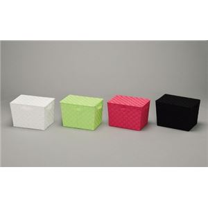 カラーバスケット（フタ付） ターコイズブルー CBK-38DT