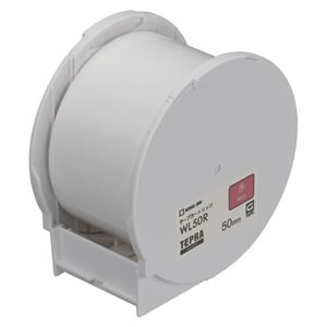 キングジム 「テプラ」Grand用テープカートリッジ 50mm幅 WL50R 赤 1巻