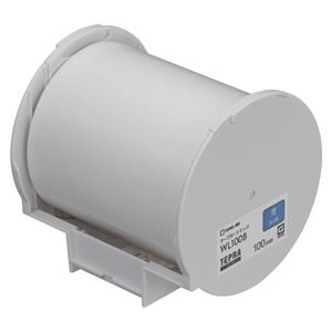 キングジム 「テプラ」Grand用テープカートリッジ 100mm幅 WL100B 青 1巻