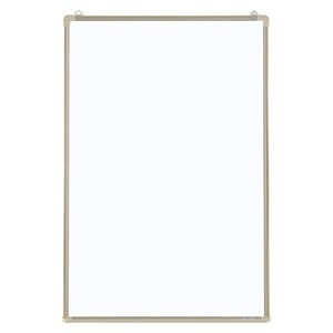 クラウン ホワイトボード壁掛 リバーホーロー製・アルミ枠 縦型 CR-WB32 1枚
