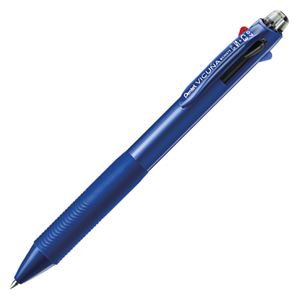 ぺんてる ビクーニャ 多機能ペン 3色ボールペン（黒・赤・青）+シャープ0.5 BXW475C ブルー 【インク色：黒,赤,青】 1本
