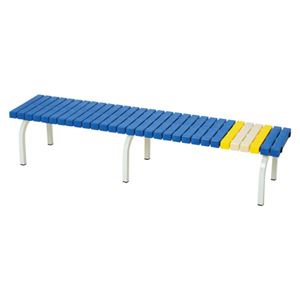 テラモト ホームベンチ BC-302-018-3 青 1脚