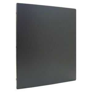 セキセイ クリヤーバインダー 発泡美人 A4判タテ型（10ポケット）・30穴 FB-3088-60 ブラック 1冊