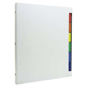 セキセイ インデックス クリヤーバインダー 発泡美人 A4判タテ型（10ポケット）・30穴 FB-3077-70 ホワイト 1冊