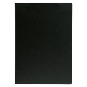 セキセイ クリップファイル〈ダブル〉発泡美人 A4判タテ型 FB-2036-60 ブラック 1枚
