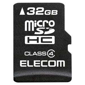 エレコム microSDHCカード MF-MRSDH32GC4R 1枚