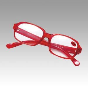 西敬 老眼鏡セット S-106W 赤 1個