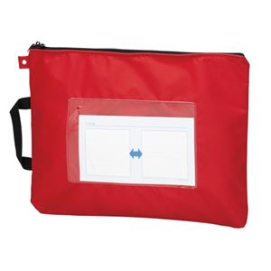 クラウン メールバッグ B4短辺取っ手付 CR-ME05-R レッド 1個