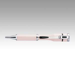 シヤチハタ ネームペン ネームペンキャップレスS（スライド式／ソフトグリップ） TKS-CUS1 ペールピンク 【インク色：黒】 1本