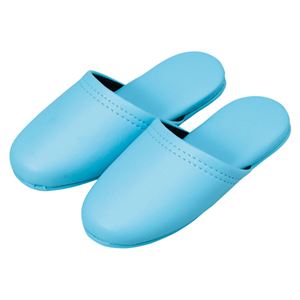 オーミケンシ レザー調スリッパ（子供用） 10800040 ブルー 1足