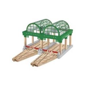 マテルインターナショナル Y9001 ナップフォードステーション 【つみき・木製玩具】