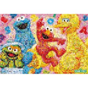 ビバリー 31-366 モザイク セサミストリート 1000P 【ジグソーパズル】