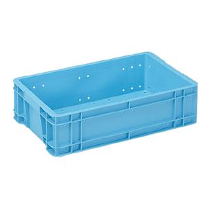 トロ函 B型-3（PE） 水抜き孔有 ライトブルー