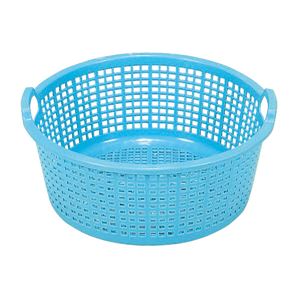 北海篭 丸型-2 ライトブルー