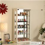 コレクションケース Colete〔コレテ〕 高さ80cm コレクションケース コレクションラック フィギュアケース ホワイト 