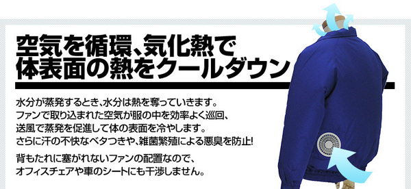 ファン付き作業着 空調服