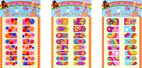 ベッキーがデザイン！　カラフル＆ポップなネイルシール