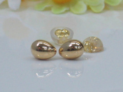 K18ビーンズ・タマゴ型セカンドピアス