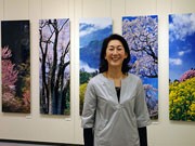 各地の「桜」を追い続ける写真家・小松ひとみさん、秋田で写真展
