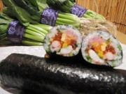 船橋の居酒屋が「海鮮恵方巻き」販売－地元産小松菜と三番瀬のり使う