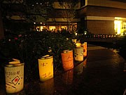キャナルシティ博多で東日本大震災の追悼キャンドルイベント