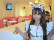 姫路にメードカフェ－「萌え萌えキューン」のおまじないも